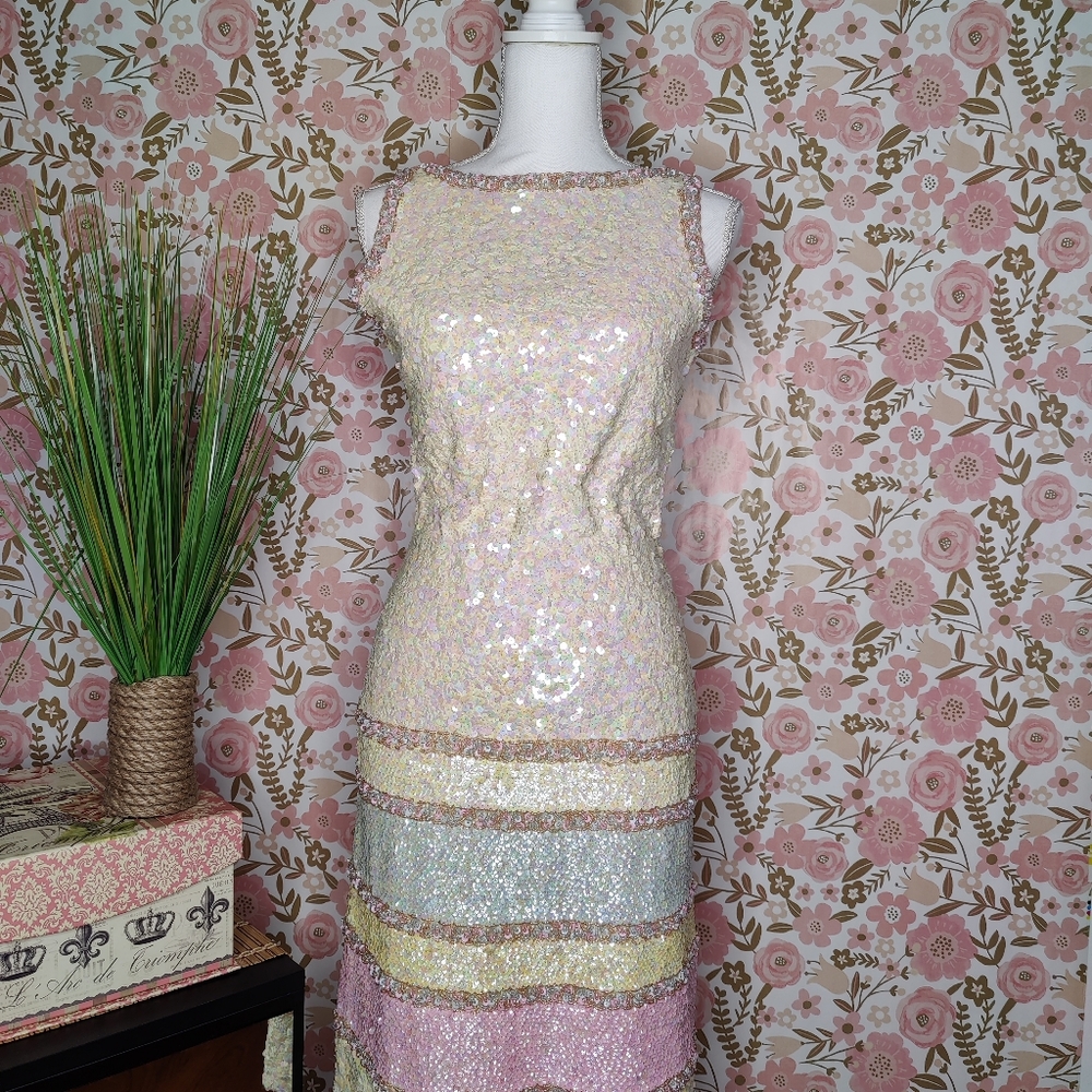 Vintage 50s sequin dress